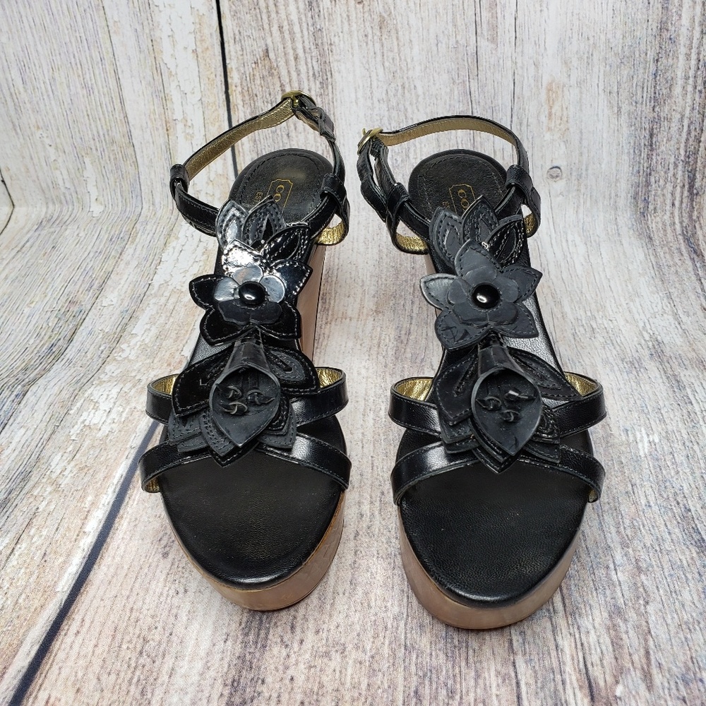 Coach Jeanna Platform Wedges Size 6